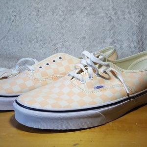 New Vans Authentic checkerboard apricot size 13